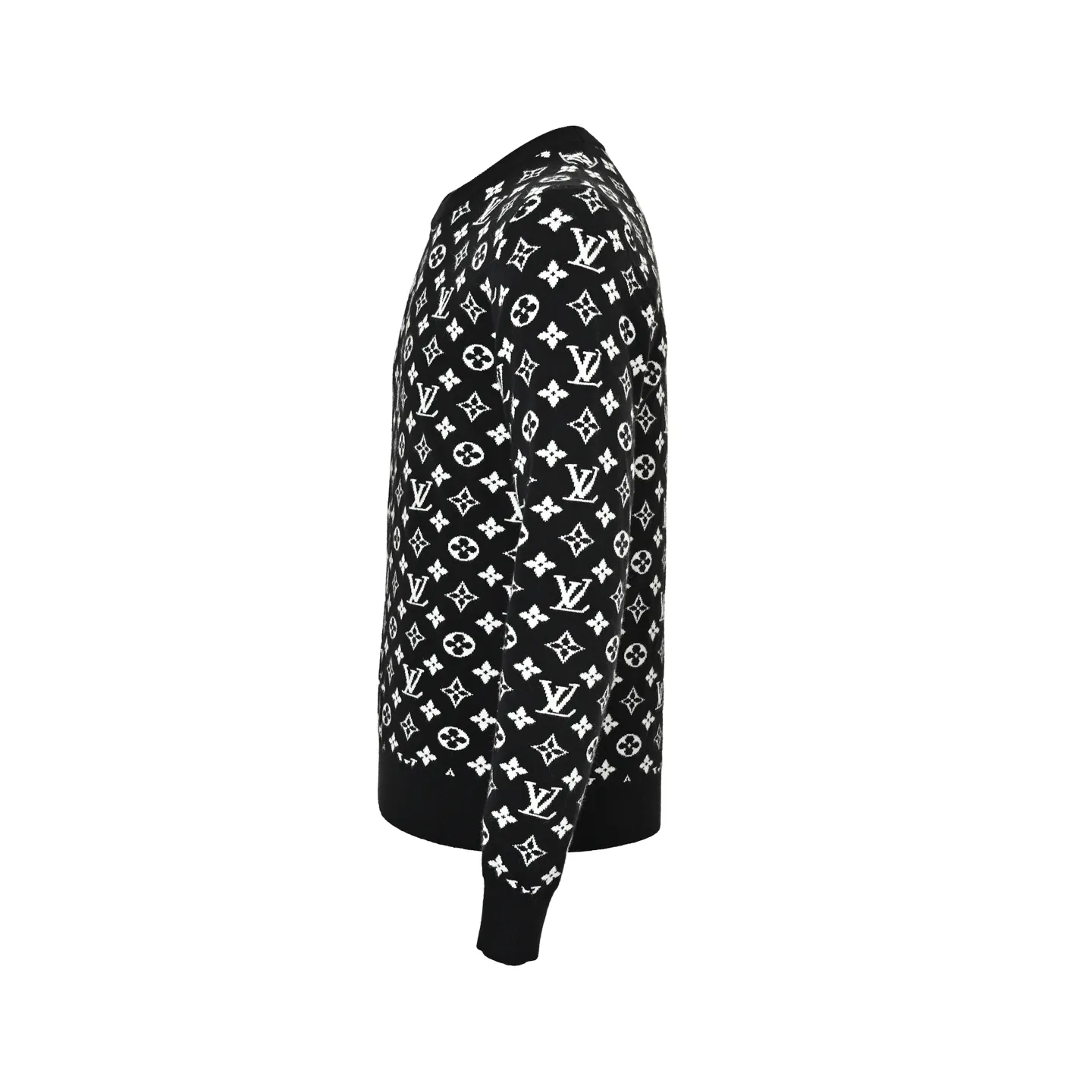 Louis Vuitton/Louis Vuitton all-over printed jacquard sweater